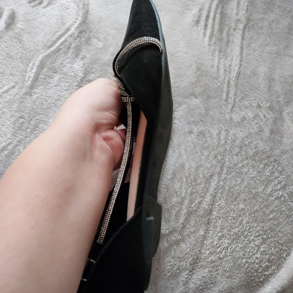 Embellished Faux Suede Pumps - Picture 14 of 16